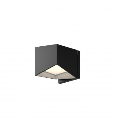  WS31205-BK/WH-Cubix 5-in Black/White LED Wall Sconce