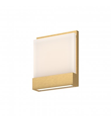  WS33407-BG-Guide 7-in Brushed Gold LED Wall Sconce