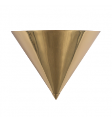 WS341108PTB-Versus 8-in Brass Wall Sconce