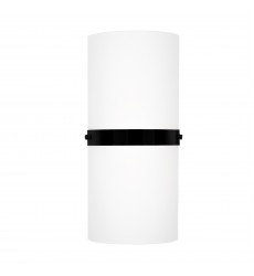 WS3413-BK-Harrow 13-in Black LED Wall Sconce