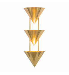 WS341328PTB-Versus 28-in Brass Wall Sconce