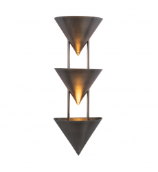 WS341328STA-Versus 28-in Aged Steel Wall Sconce
