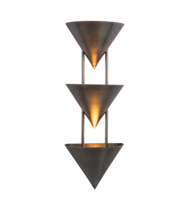 WS341328STA-Versus 28-in Aged Steel Wall Sconce