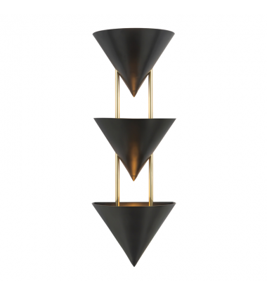 WS341328UB-Versus 28-in Black Wall Sconce