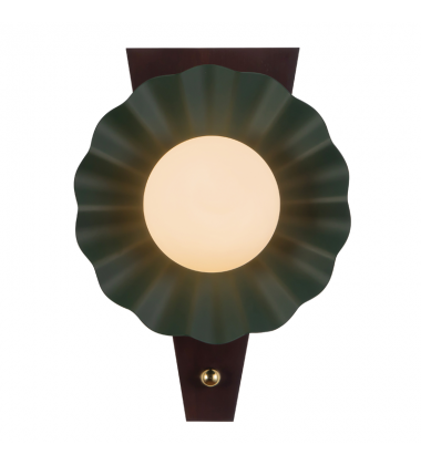 WS354012PGN-Furrow 12-in Green Wall Sconce WS354012PGN-Furrow 12-in Green Wall Sconce