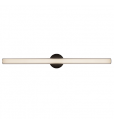 WS36-027-BK-Tole 36-in Black dimmable LED Wall Sconce