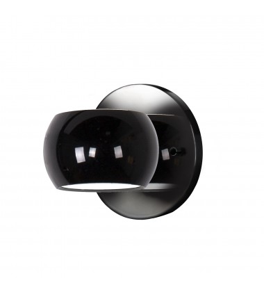  WS46604-GBK-Flux 4-in Gloss Black LED Wall Sconce