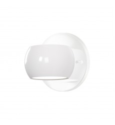  WS46604-GWH-Flux 4-in Gloss White LED Wall Sconce