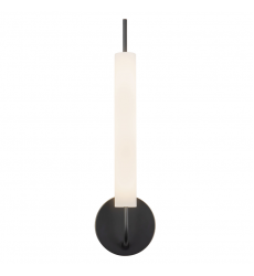 WS48120-UB-Wick 20-in Black dimmable LED Wall Sconce