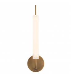 WS48120-VB-Wick 20-in Brass dimmable LED Wall Sconce