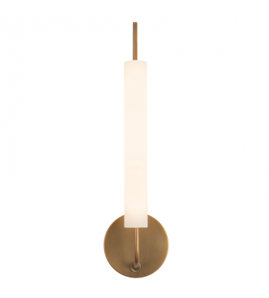WS48120-VB-Wick 20-in Brass dimmable LED Wall Sconce