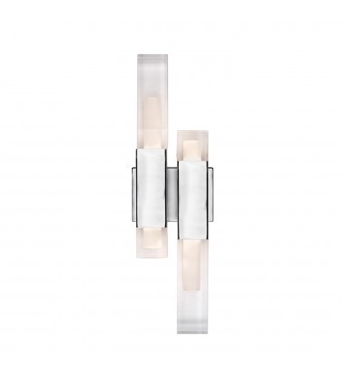  WS53322-CH-Martelo 22-in Chrome LED Wall Sconce
