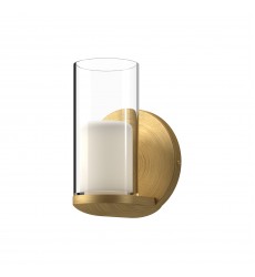  WS53505-BG/CL-Birch 3-in Brushed Gold/Clear LED Wall Sconce