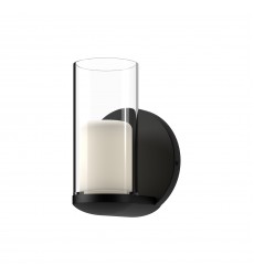  WS53505-BK/CL-Birch 3-in Black/Clear LED Wall Sconce