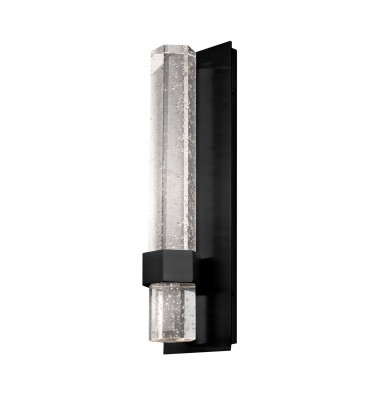  WS54615-BK-Warwick 15-in Black LED Wall Sconce