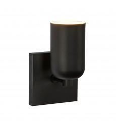  WS57704-BK-Nola 4-in Black 1 Light Wall Sconce