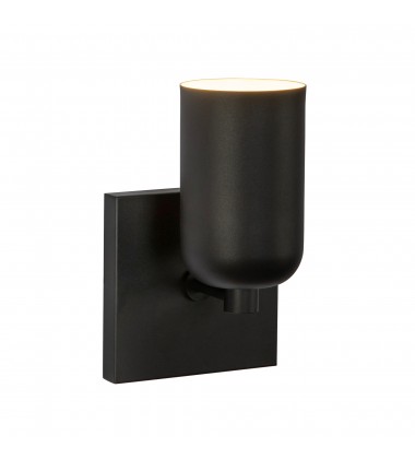  WS57704-BK-Nola 4-in Black 1 Light Wall Sconce