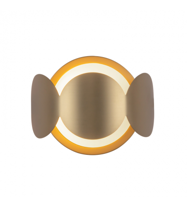 WS59810-BG/OP-Ciel 10-in Brushed Gold/Opal Glass Socket Wall Sconce