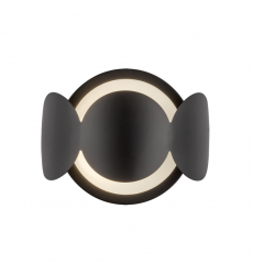 WS59810-BK/OP-Ciel 10-in Black/Opal Glass Socket Wall Sconce WS59810-BK/OP-Ciel 10-in Black/Opal Glass Socket Wall Sconce