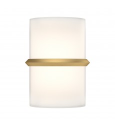  WS63209-BG-Pondi 9-in Brushed Gold LED Wall Sconce