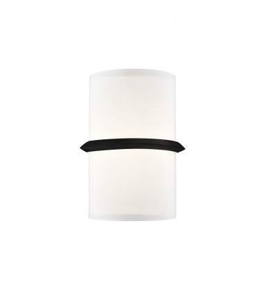  WS63209-BK-Pondi 9-in Black LED Wall Sconce