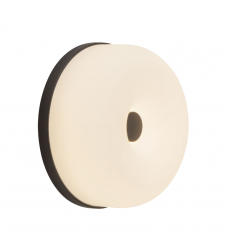 WS69005-BK/OP-Jada 5-in Black dimmable LED Wall Sconce
