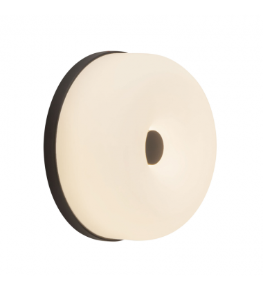 WS69005-BK/OP-Jada 5-in Black dimmable LED Wall Sconce