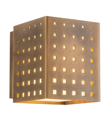 WS70805-VB-Astoria 5-in Brass dimmable LED Wall Sconce