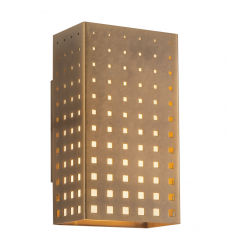 WS70809-VB-Astoria 9-in Brass dimmable LED Wall Sconce WS70809-VB-Astoria 9-in Brass dimmable LED Wall Sconce