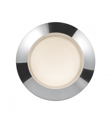 WS77909-CH/OP-Cleo 9-in Chrome/Opal Glass LED Wall Sconce