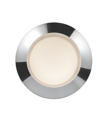 WS77909-CH/OP-Cleo 9-in Chrome/Opal Glass LED Wall Sconce