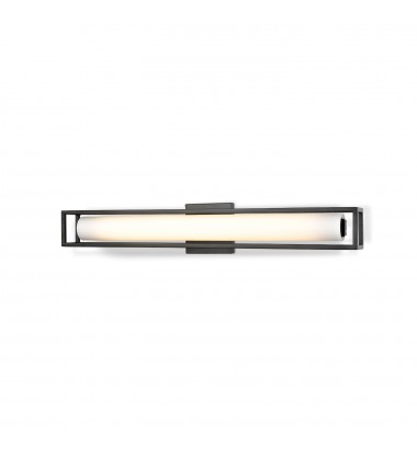  WS83427-BK-Lochwood 21-in Black LED Wall Sconce