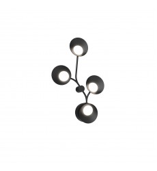  WS90120-BK-Rotaire Black LED Wall Sconce