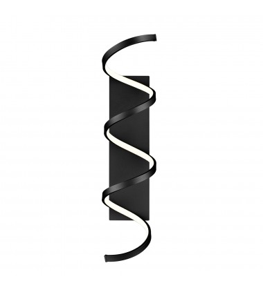  WS93736-BK-Synergy 36-in Black LED Wall Sconce