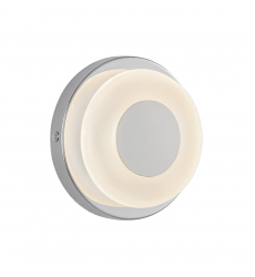 WS97204-CH/FR-Stephord 4-in Chrome/Frosted Glass LED Wall Sconce