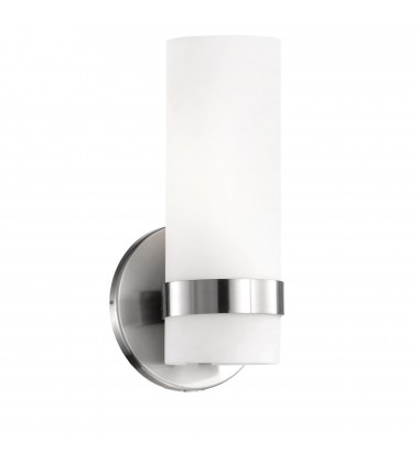  WS9809-BN-Milano 9-in Brushed Nickel LED Wall Sconce