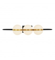 WV302003MBBG-Tagliato 32-in Matte Black/Brushed Gold LED Wall/Vanity  WV302003MBBG-Tagliato 32-in Matte Black/Brushed Gold LED Wall/Vanity