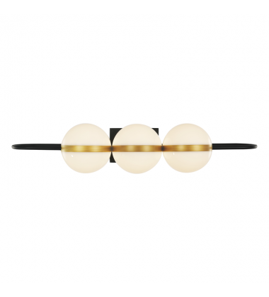 WV302003MBBG-UNV-Tagliato 32-in Matte Black/Brushed Gold LED Wall/Vanity WV302003MBBG-UNV-Tagliato 32-in Matte Black/Brushed Gold LED Wall/Vanity