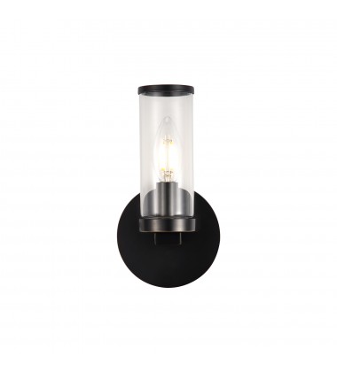  WV309001UBCG-Revolve Clear Glass/Urban Bronze 1 Light Wall/Vanity