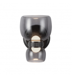 WV310205UBSM-Sutton 8-in Black dimmable LED Bathroom Vanity Light WV310205UBSM-Sutton 8-in Black dimmable LED Bathroom Vanity Light