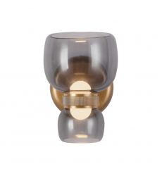 WV310205VBSM-Sutton 8-in Brass dimmable LED Bathroom Vanity Light WV310205VBSM-Sutton 8-in Brass dimmable LED Bathroom Vanity Light