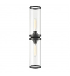  WV311602UBCG-Revolve Ii Clear Glass/Urban Bronze 2 Lights Wall/Vanity