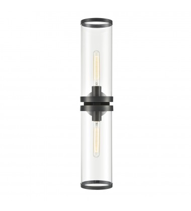  WV311602UBCG-Revolve Ii Clear Glass/Urban Bronze 2 Lights Wall/Vanity