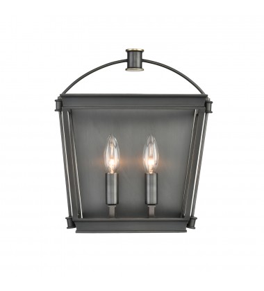  WV312202UB-Manor Urban Bronze 2 Lights Wall/Vanity