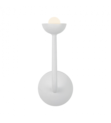 WV313103AW-Spade 5-in White dimmable LED Bathroom Vanity Light