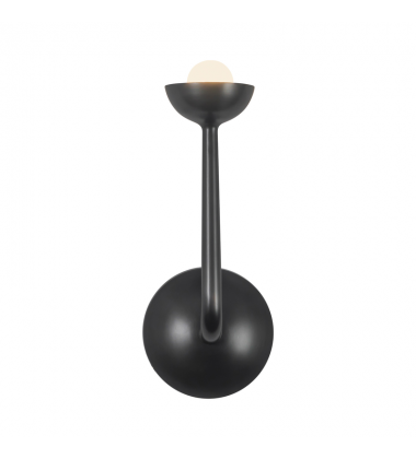 WV313103UB-Spade 5-in Black dimmable LED Bathroom Vanity Light