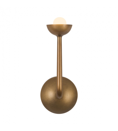 WV313103VB-Spade 5-in Brass dimmable LED Bathroom Vanity Light