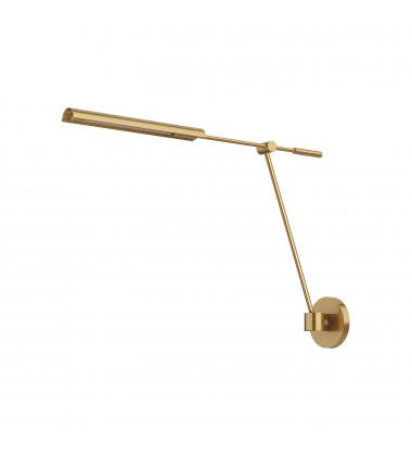  WV316601VBMS-Astrid 33-in Metal Shade/Vintage Brass LED Wall/Vanity