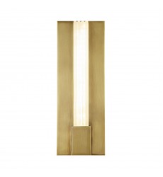  WV322114VBAR-Kismet 14-in Vintage Brass/Alabaster LED Wall/Vanity