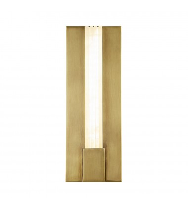  WV322114VBAR-Kismet 14-in Vintage Brass/Alabaster LED Wall/Vanity